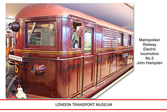 London Transport Museum - Metropolitan Railway - electric No.5