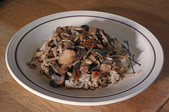 Chicken Stir Fry Over A Bed Of Rice