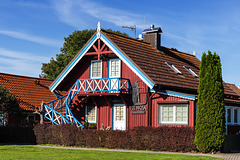 Holzhaus in Nida