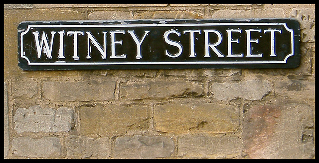 Witney Street sign