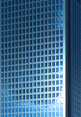 Blaue Phase: Tower 185 in Frankfurt
