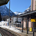 Ausblick vom Bahnhof Vallorcine ( F )