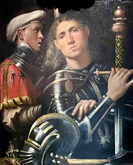 Florence 2023 – Galleria degli Ufﬁzi – Portrait of a Warrior and His Squire, known as “Gattamelata”