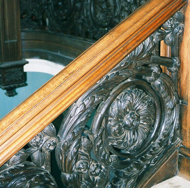 Detail of Staircase, Winkburn Hall, Nottinghamshire