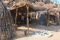 Namibia, Ancient Smithy and Workshop in the Damara Living Museum