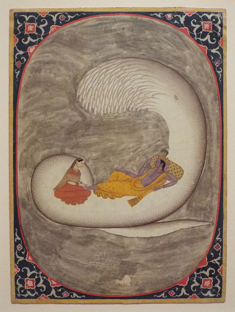 Vishnu and Lakshmi on Sesha in the Virginia Museum of Fine Arts, June 2018