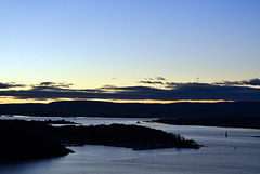Twilight over Oslofjord