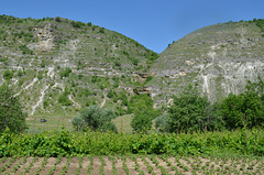 Moldova, Orheiul Vechi, Dry Waterfall