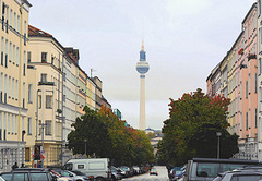 Nachlese Berlin 2017:  Tele-Turm von der Bernauer Straße