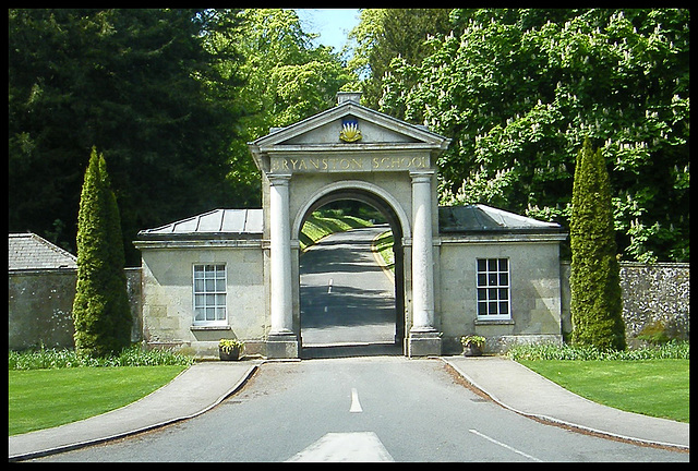 Bryanston School arch