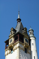 Romania, Sinaia, The Top of the Peleș Castle Main Tower