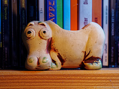 Hippo-Pflanzgefäß, Gießkeramik, koloriert, 2014