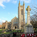 St Mary's Church and War Memorial, St Mary's Street, Bungay, Suffolk