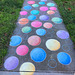 Pandemic chalk: Chalk circles