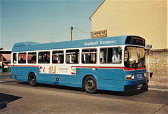 Southend Transport 723 (GGE 167T) in Southend Bus Station – 9 Aug 1995 (279-11)
