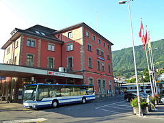 Das Bahnhofsgebäude von Arth-Goldau