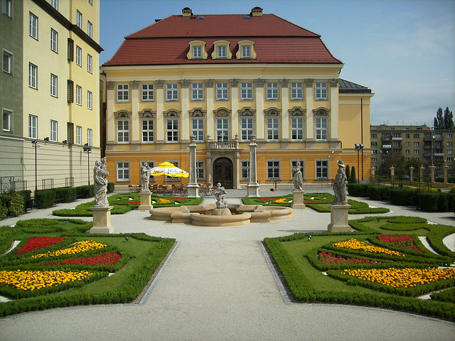 Ein Teil vom noch bestehendem Schloß in Wroclaw ( Breslau )