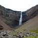 Iceland, Main Stream of Hengifoss Waterfall