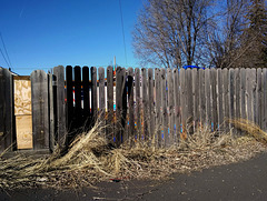 Alley fence