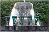 Oslo: la fontana e le sculture al parco Vigeland