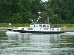 Peilboot Kriemhild auf dem Rhein