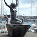 Funchal. Statue einer Meerjungfrau in der Marina. ©UdoSm