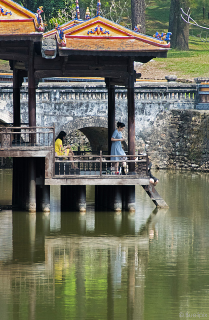 Pavillon in der Tempel- und Grab-Anlage von Kaiser Tu Duc in Hue (© Buelipix)