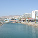 Israel, Eilat, Lagoon and Pedestrian Bridge