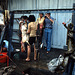 Schlachten am Strassenrand in Chinatown, Singapur (Chinatown) 1981