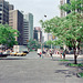 Looking along Broadway from Columbus Circus (Scan from June 1981)
