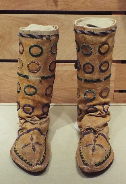 Apache High-Top Moccasins in the Virginia Museum of Fine Arts, June 2018