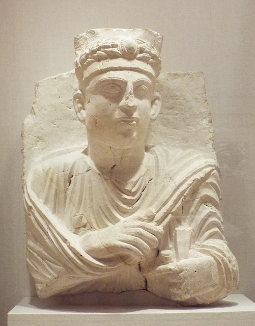 Funerary Relief of a Priest from Palmyra in the Virginia Museum of Fine Arts, June 2018