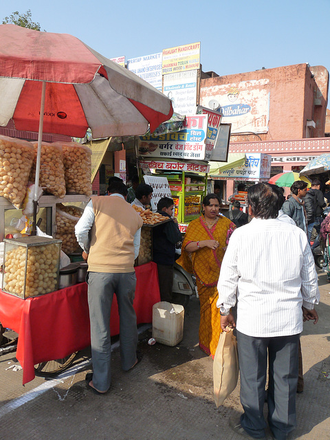 Jaipur- Bapu Bazar- Fast Food (But What Is It?)