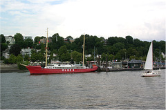 Feuerschiff  Elbe 3  im Museumshafen