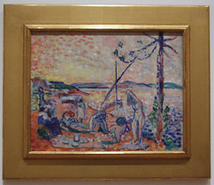 Study for Luxe Calme et Volupte by Matisse in the Museum of Modern Art, March 2010