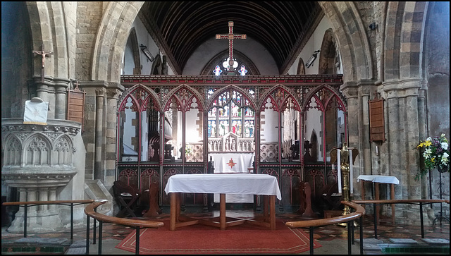 pulpit and chancel