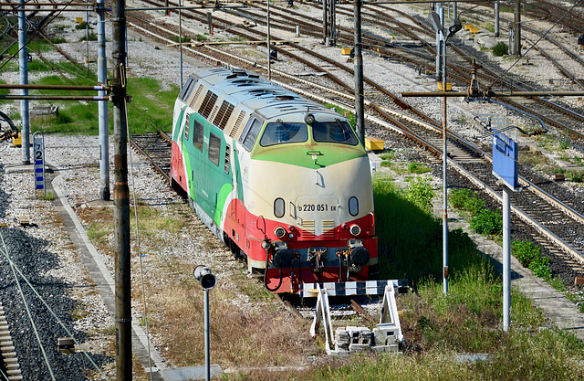 Ravenna 2017 – Engine D 220 051 ER of Ferrovie Emilia Romagna