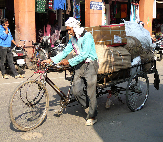 Jaipur- Bapu Bazar- Hard Work