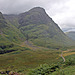 View looking down Glen Coe 7th August 2021.