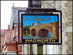 Folly Bridge pub sign