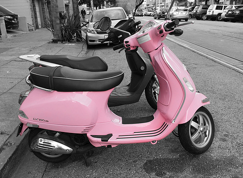 Pink Scooter (0149A)