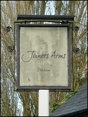 boring Joiners Arms sign