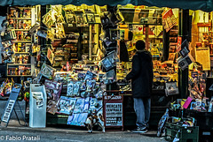 The newspaper stand