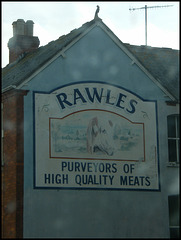 Rawles sign at Bridport