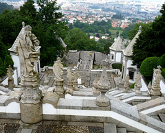 Braga- Bom Jesus do Monte- Looking Down Via Sancta