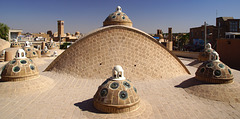 Roof of a hammam in Kashan