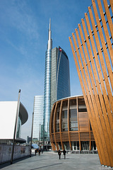Blick vom Uni Credit Pavillon zum Uni Credit Tower, mit 231 Metern das höchste Gebäude von Italien - P.i.P. (© Buelipix)