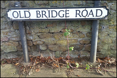 Old Bridge Road sign