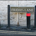 Friday Lane sign