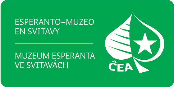 Surmura ĉefporda tabuleto de Esperanto-Muzeo en Svitavy